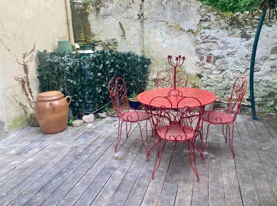 Charmant Studio Terrasse 25Min Aeroport Cdg Saint-Brice-sous-Forêt Buitenkant foto